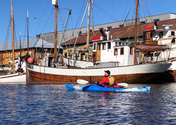 Kajakktur langs Nidelva