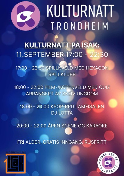 Kulturnatt på kultursenteret ISAK