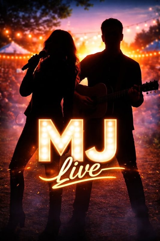 May be an image of guitar, saxophone and text that says 'MJ Live'