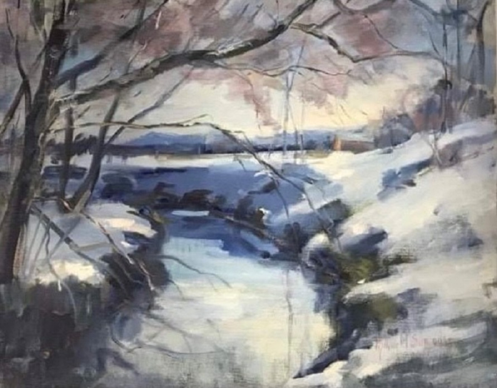 Vinter, olje, Kjellaug M. Samuelsen