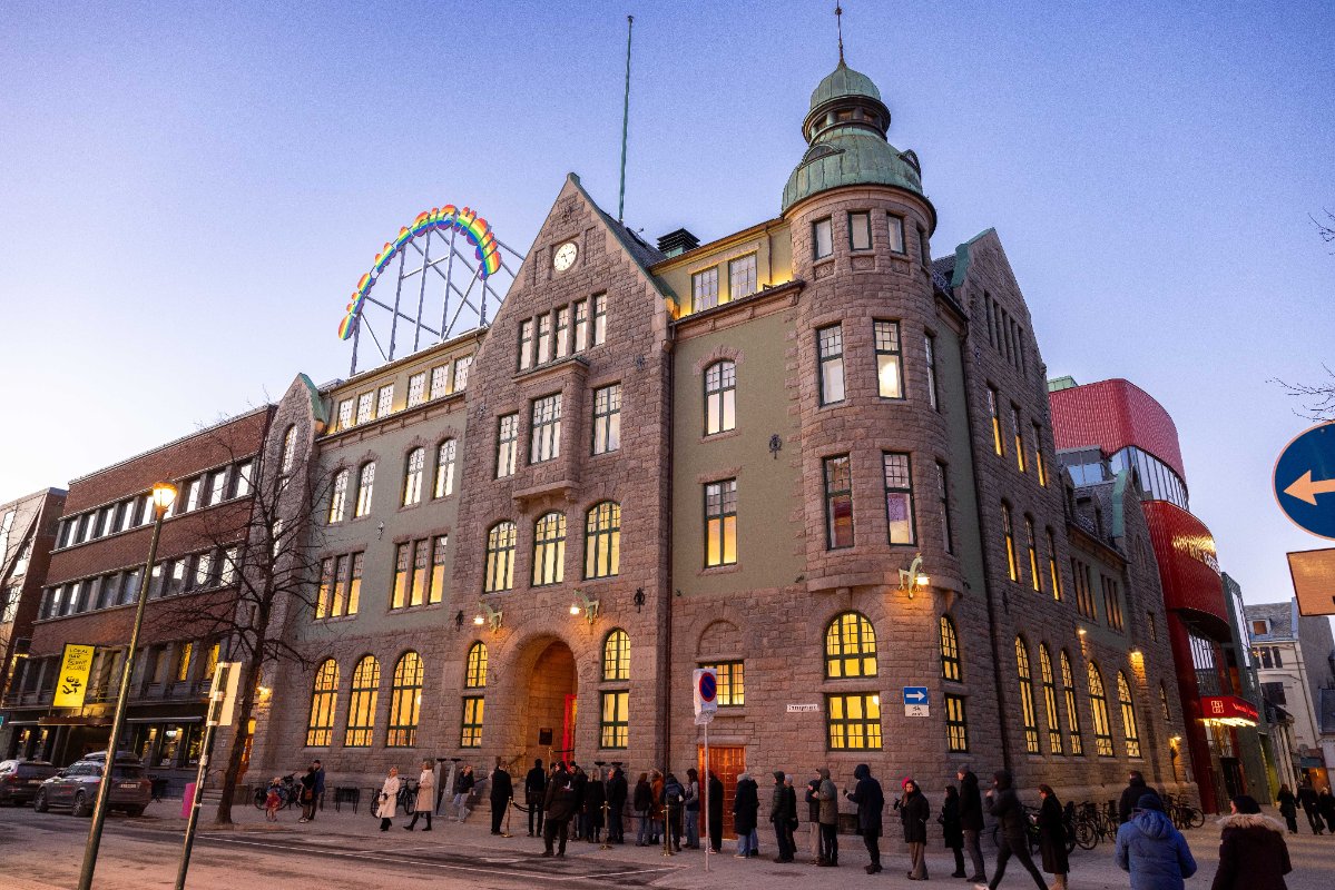 Bilde av fasaden på PoMo