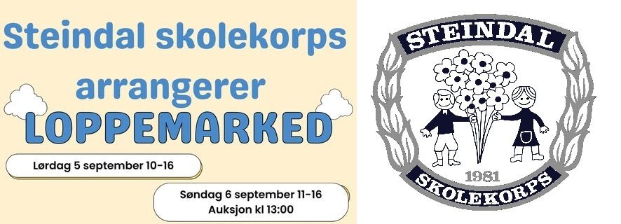 Loppemarked Steindal skole