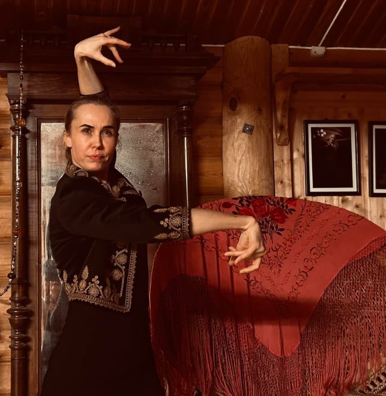 An image of a person dancing flamenco