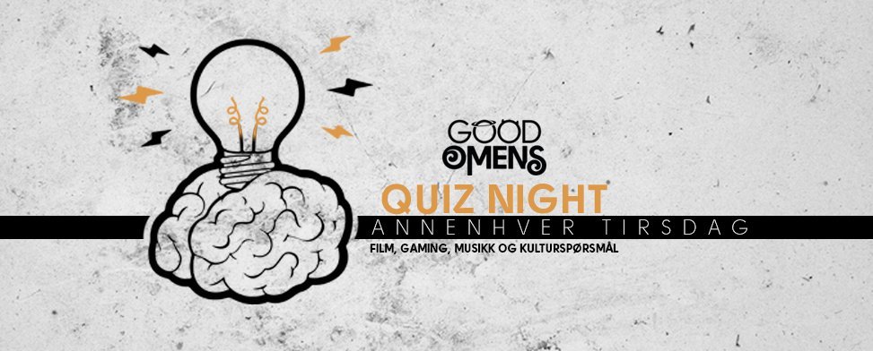 Quiz Night Høstsemester 2026 // Good Omens