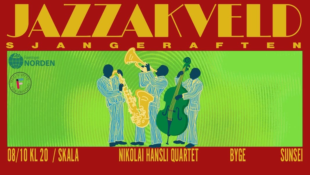 Jazzakveld: Sunsei, Nikolai Hansli Quartet og BYGE