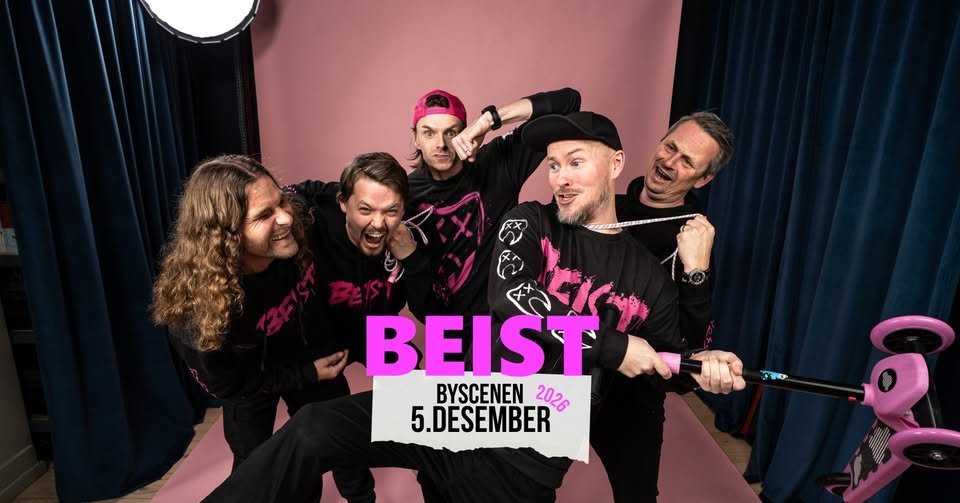 May be an image of text that says 'BEIST BYSCENEN 2026 5.DESEMBER'