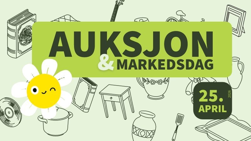 AVLYST! FLYTTES TIL 9. MAI! BrukOm auksjon og markedsdag 