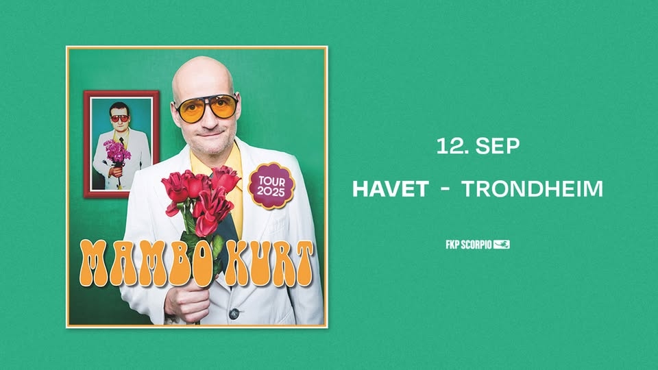 May be an image of 2 people and text that says 'TOUR 2025 12.SEP 12. SEP HAVET- HAVET-TRONDHEIM TRONDHEIM FKP SCORPIO 梅 MAMBO KyBT'