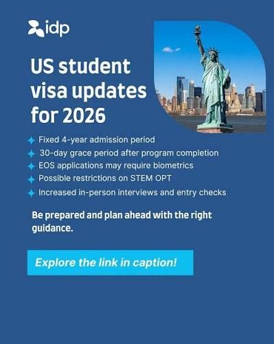 US Student Visa Rules 2026 — Study Visa in United States
