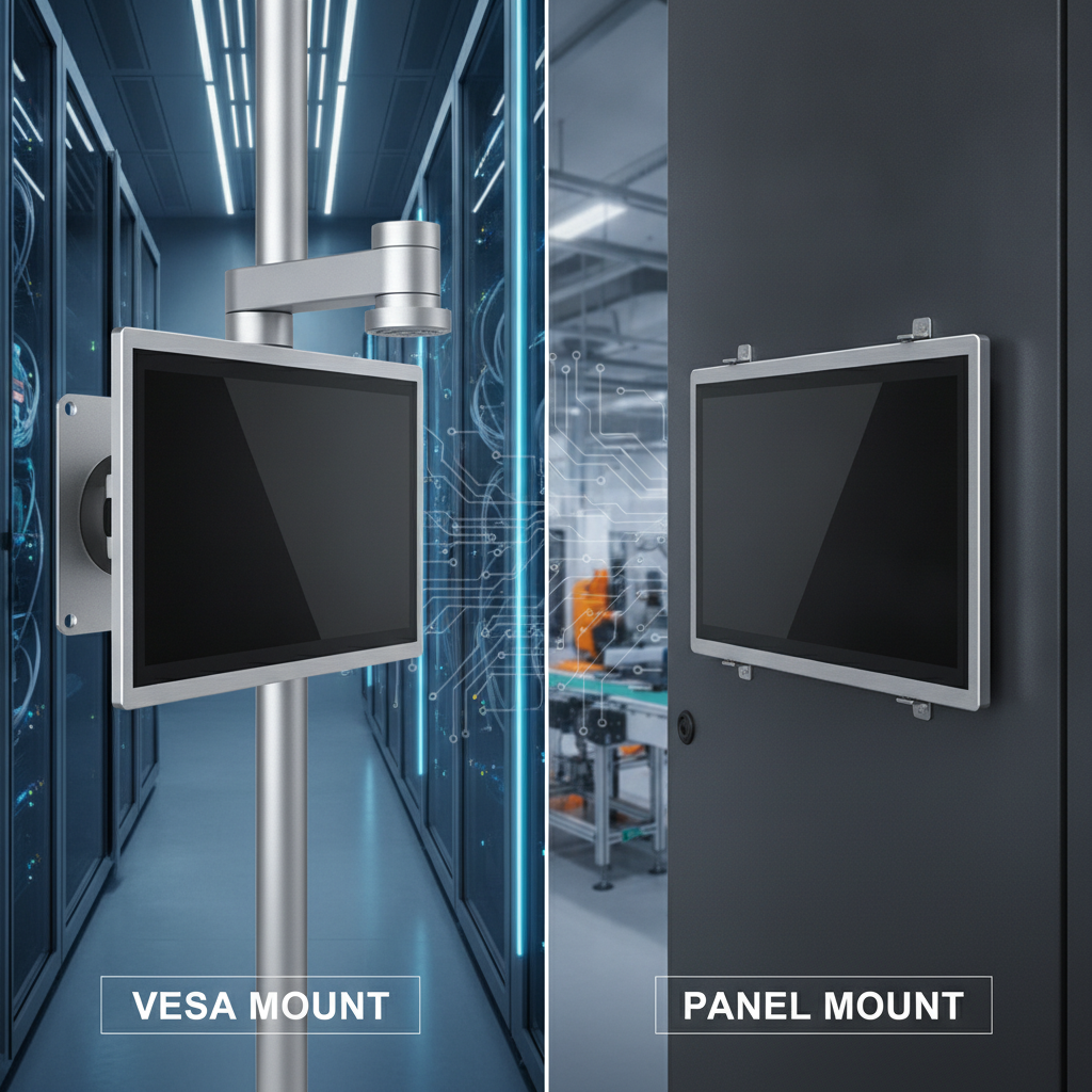 Panel PC Mounting Options: VESA Mount vs Panel Mount Solutions