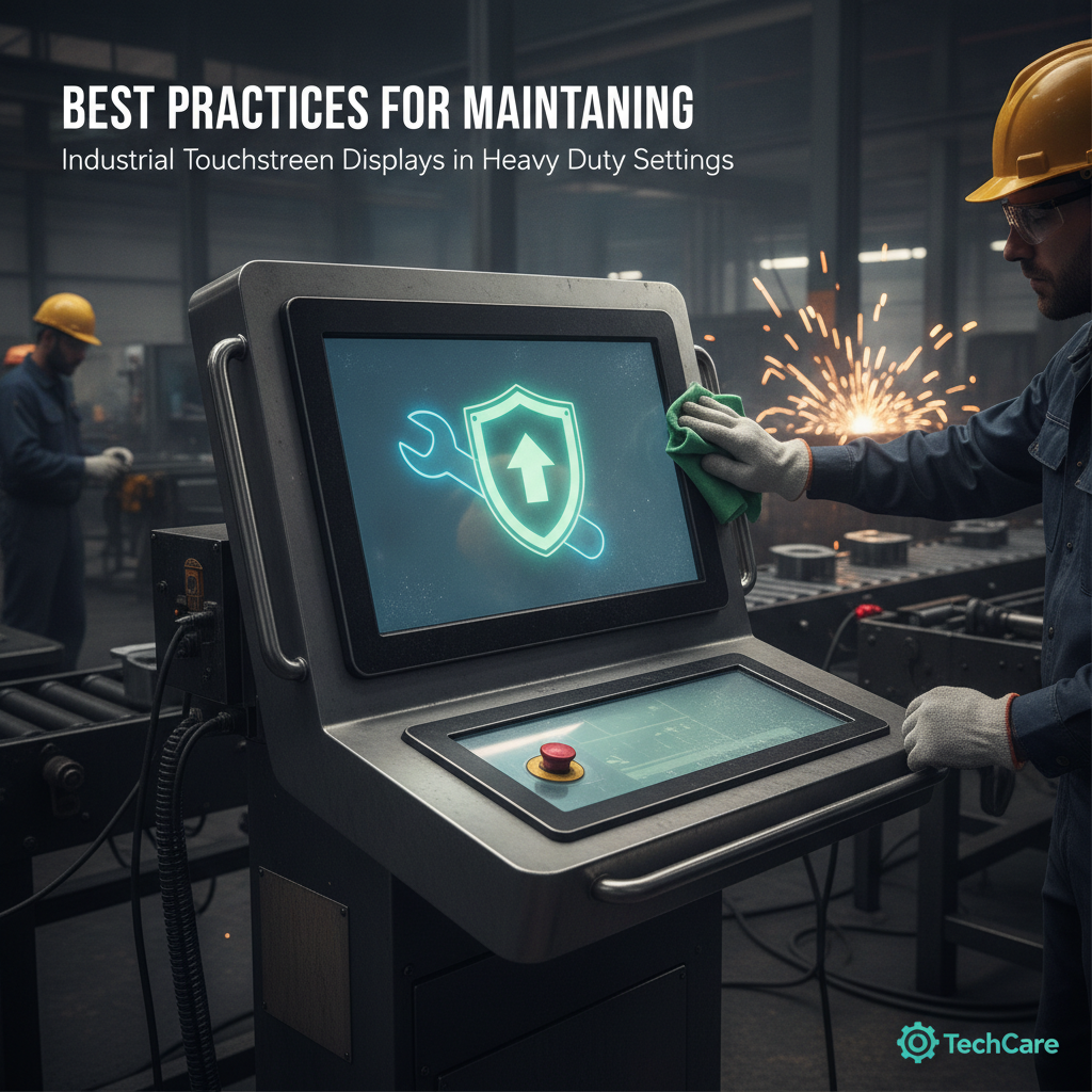 Best Practices for Maintaining Industrial Touchscreen Displays in Heavy Duty Settings