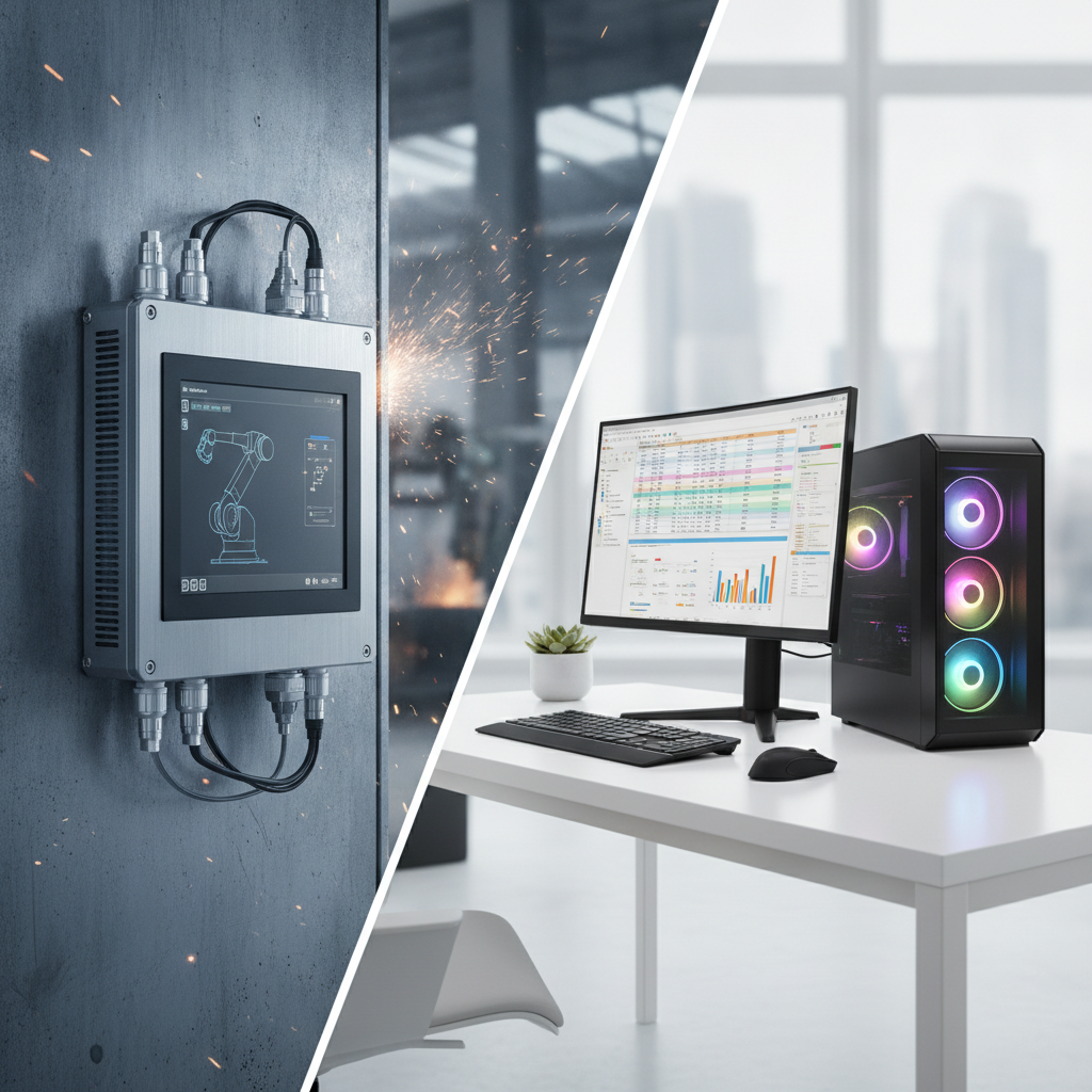 Industrial PC vs Commercial Desktop: Key Differences for Manufacturing Facilities