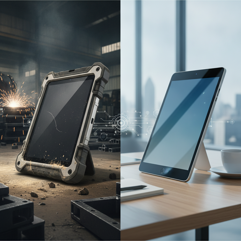 Industrial Tablet vs Commercial Tablet: Key Differences for Harsh Environments