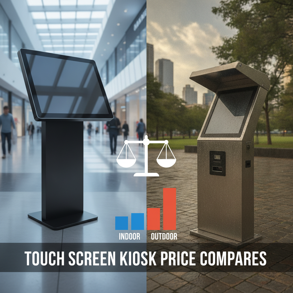 Indoor vs. Outdoor Kiosks: How Their Touch Screen Kiosk Price Compares