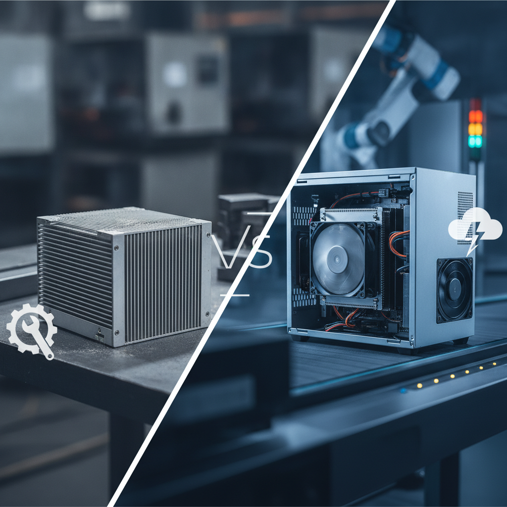 Industrial Fanless PC vs Active Cooling PC: Which Is Best for Factories?