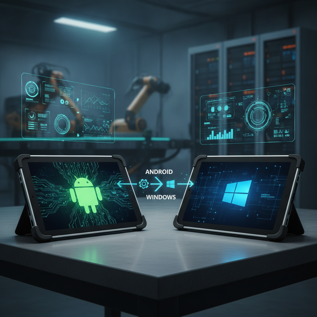 Selecting the Best Operating System for Industrial Tablets: Android vs Windows