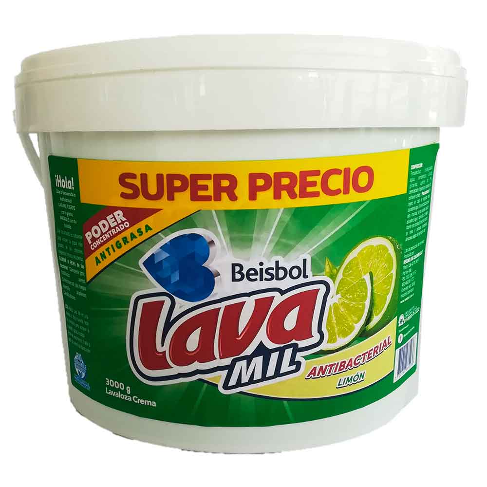 Lavaplatos Lavamil Crema Limón Pote x 3000 gr Precio Especial