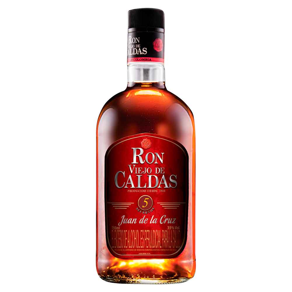 Ron Viejo De Caldas Juan De La Cruz 5 Años Botella x 750 ml