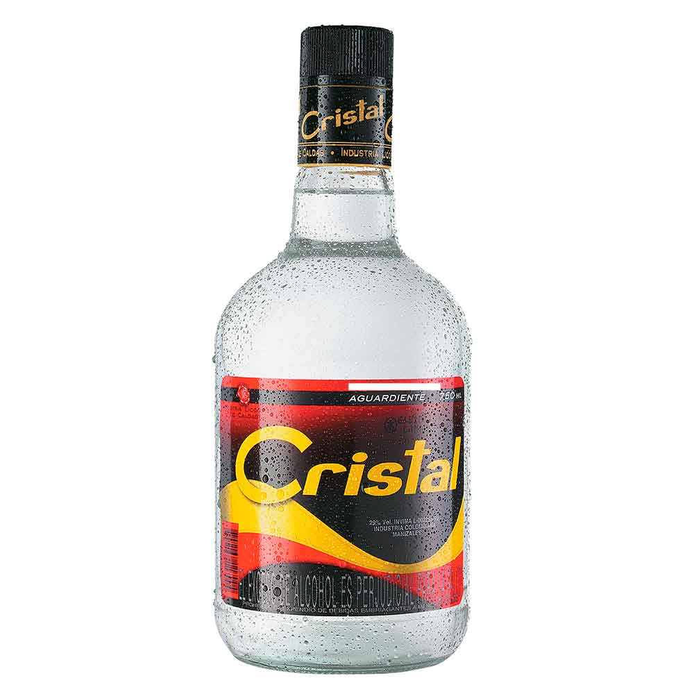 Aguardiente Cristal Tradicional Botella x 750 ml