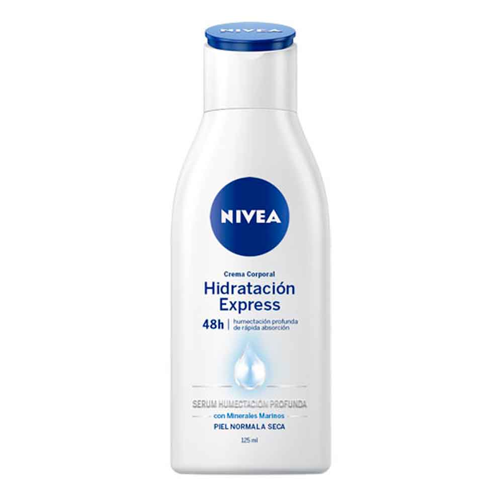 Crema Nivea Corporal Hidratación Express Tarro x 125 ml