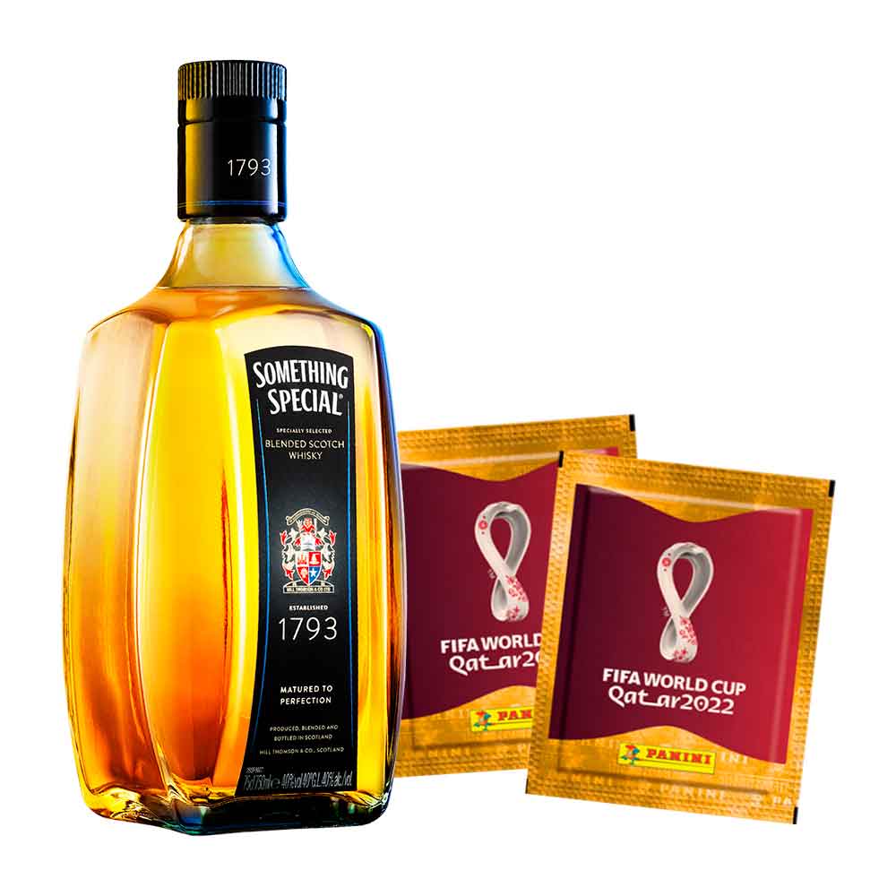 Whisky Something Special Botella x 750 ml Gratis 2 Sobres Panini