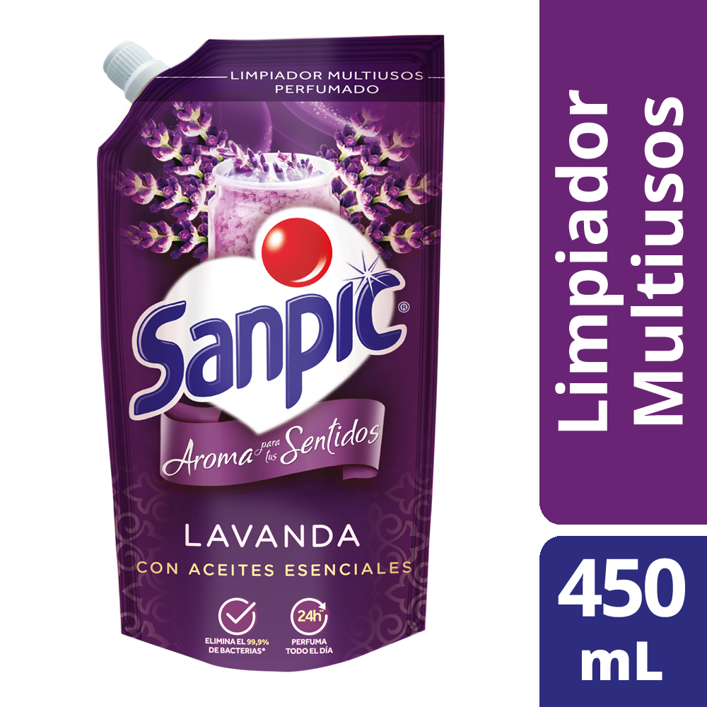 Limpia Pisos Sanpic Lavanda Doypack x 450 ml