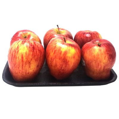 Manzana Roja Bandeja x 6 Un