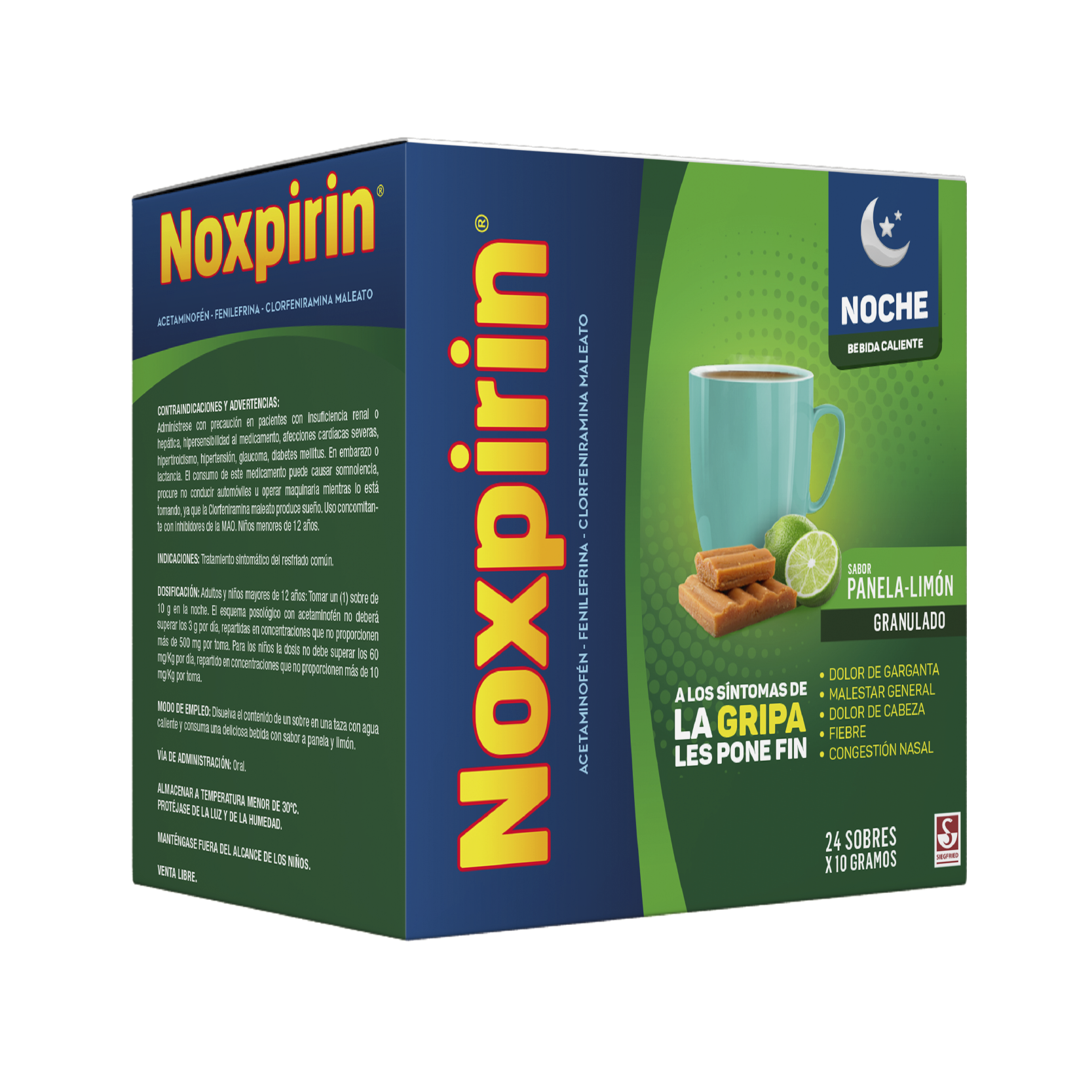 Noxpirin Noche Sobre Pague 20 Lleve 24 Unds