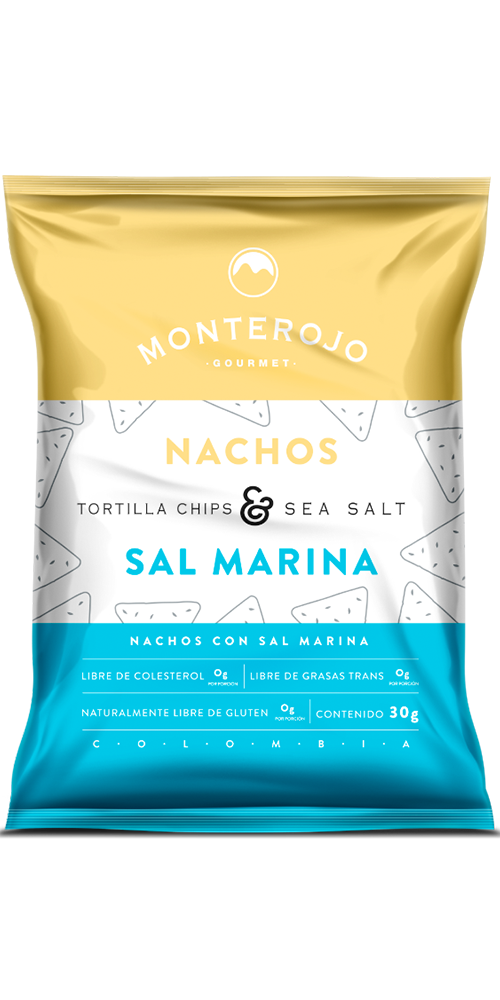 Nachos Monterojo Sal Marina x 30 gr