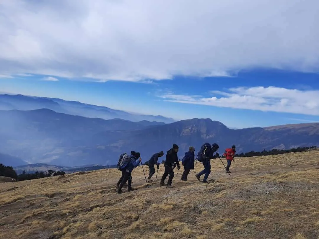 brahmatal trek from rishikesh trek view 2 - Himalayan landscape