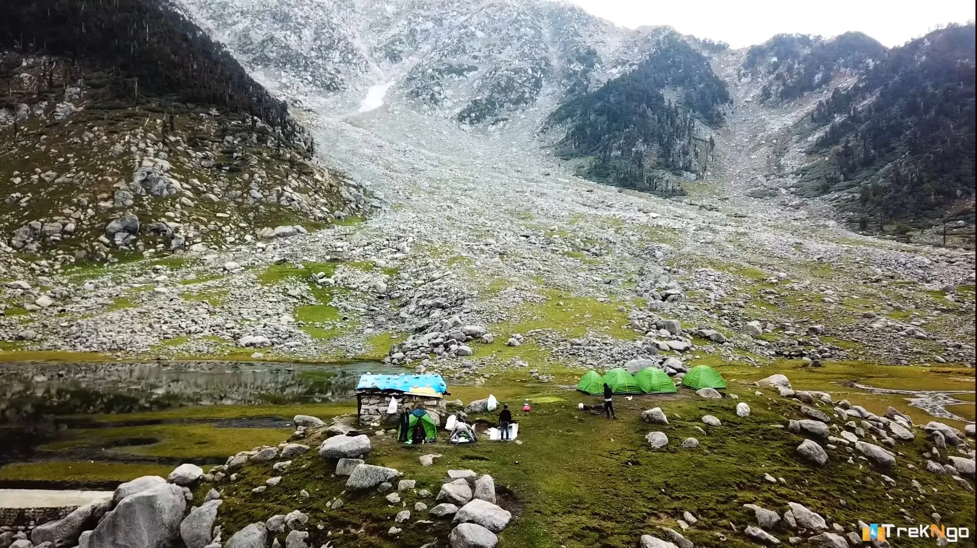 Minkiani Pass Trek trek view 4 - mountain scenery