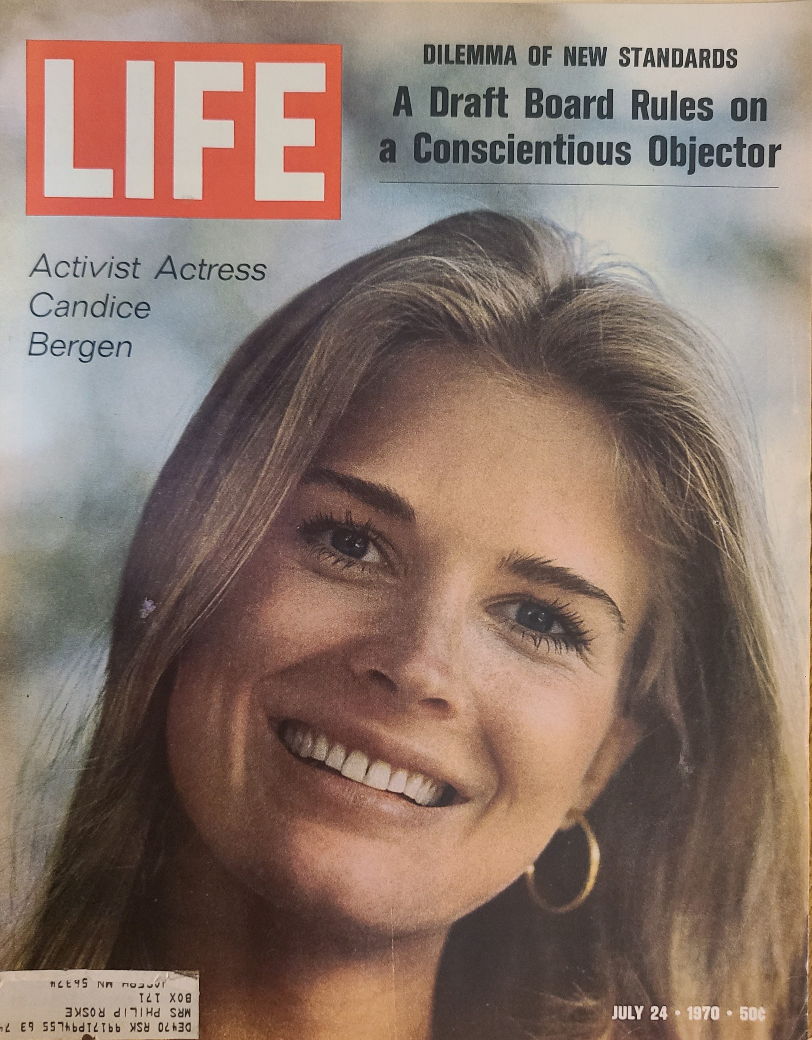 LIFE Magazine with Candice Bergen on Cover - July 1970