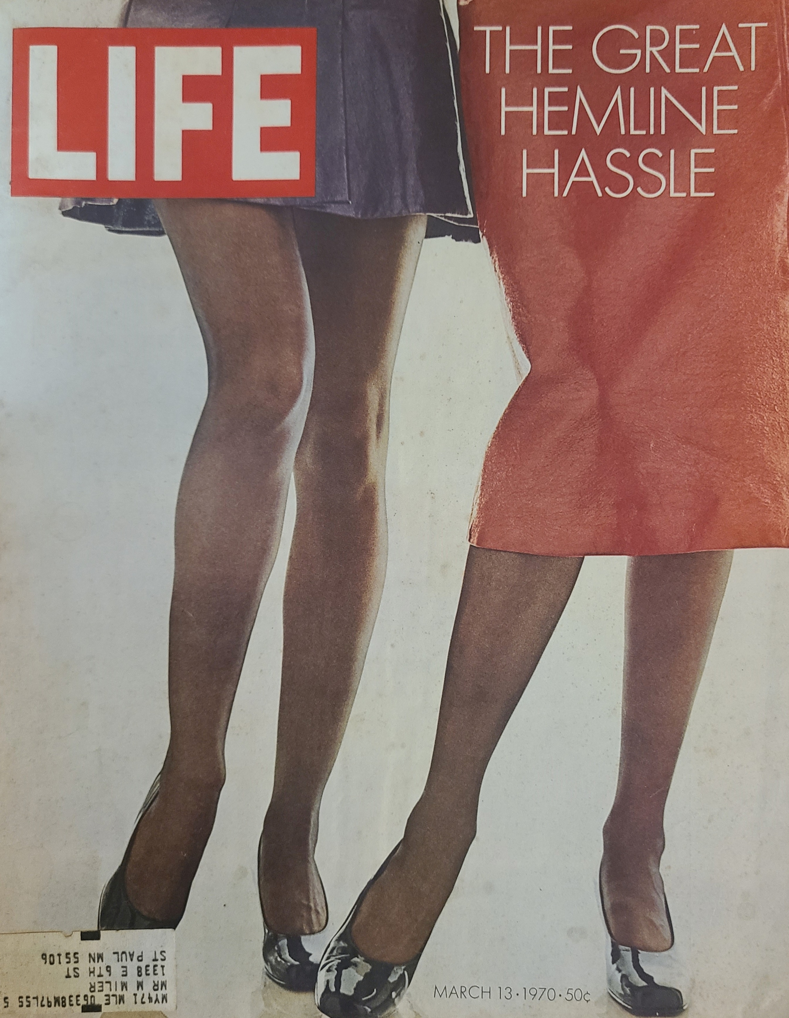 LIFE Magazine - The Great Hemline Hassle -  March 1970