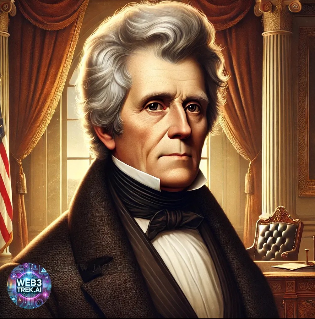 Andrew Jacksom - 7ih U.S. President - A.I. Generated