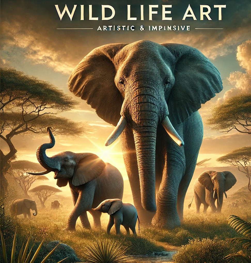 Majestic AI Generated Elephants