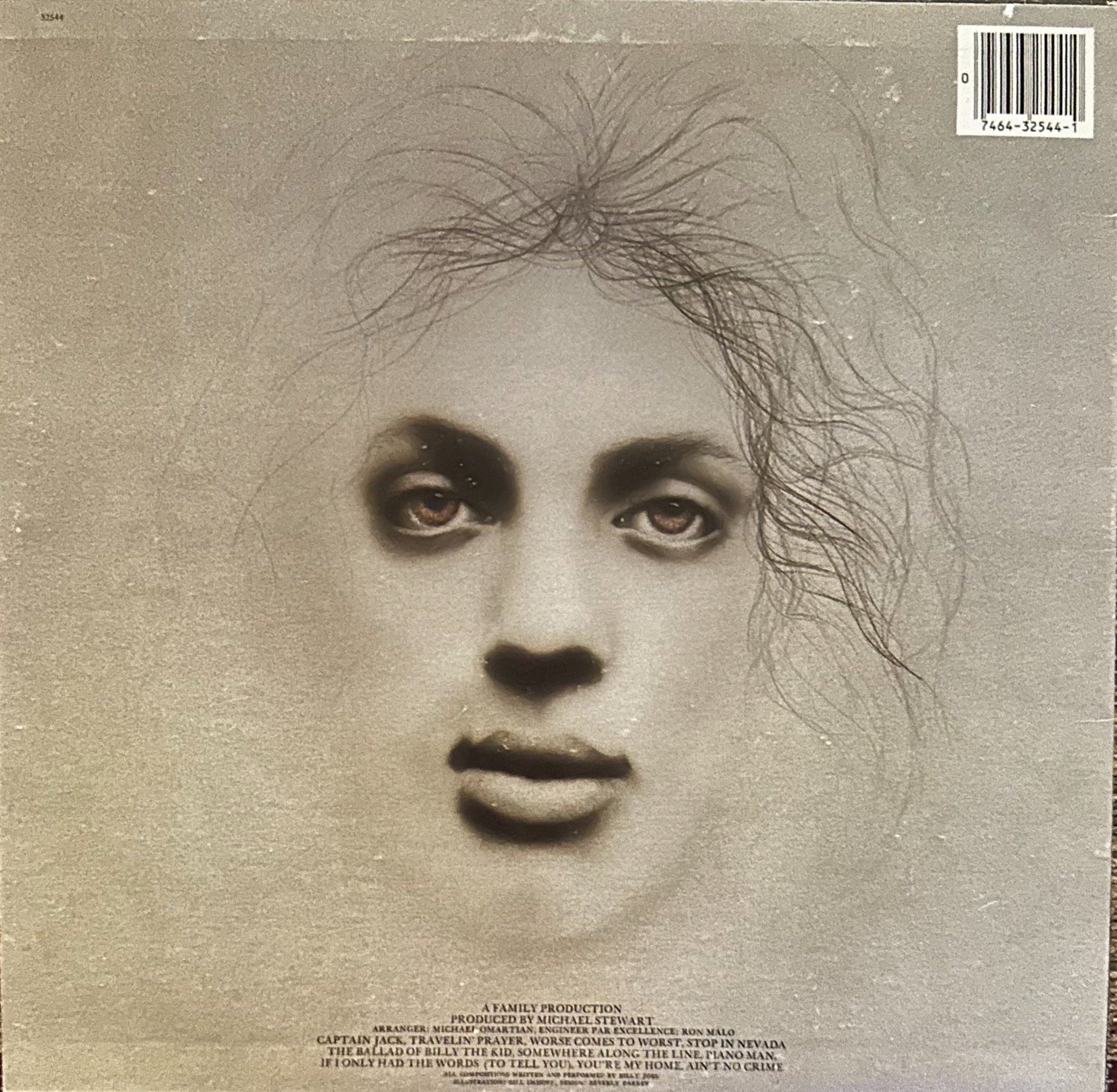 Billy Joel - The Piano Man, Original Vinlyl LP, 1973 thumbnail 1