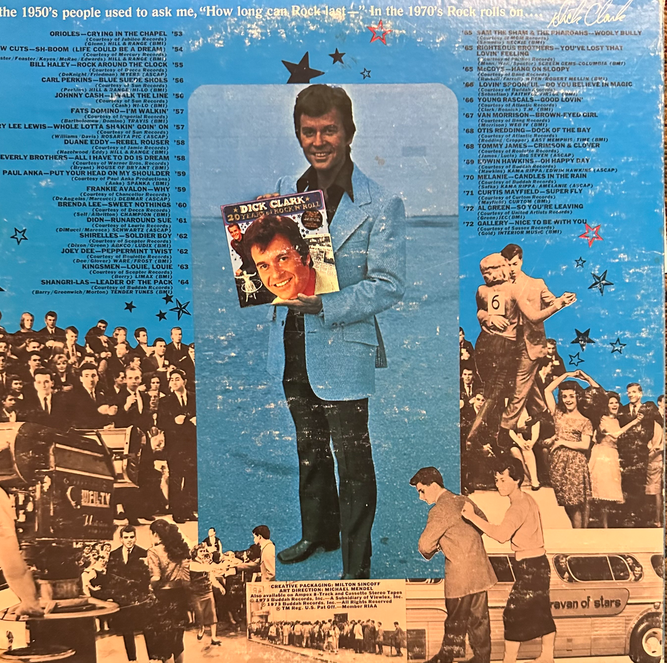 Dick Clark - 20 Years of Rock N' Roll, 1973 Double Vinyl LP thumbnail 1