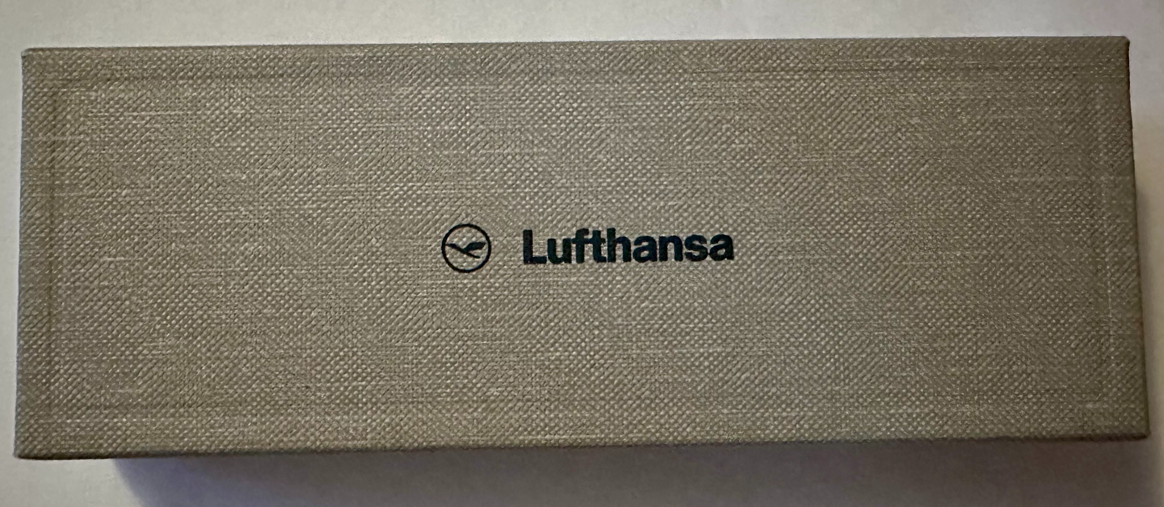 Vintage CROSS Ballpoint Pen - Matte Grey #2102 Lufthansa Airlines - Classic Chrome Plated Memorabilia thumbnail 2