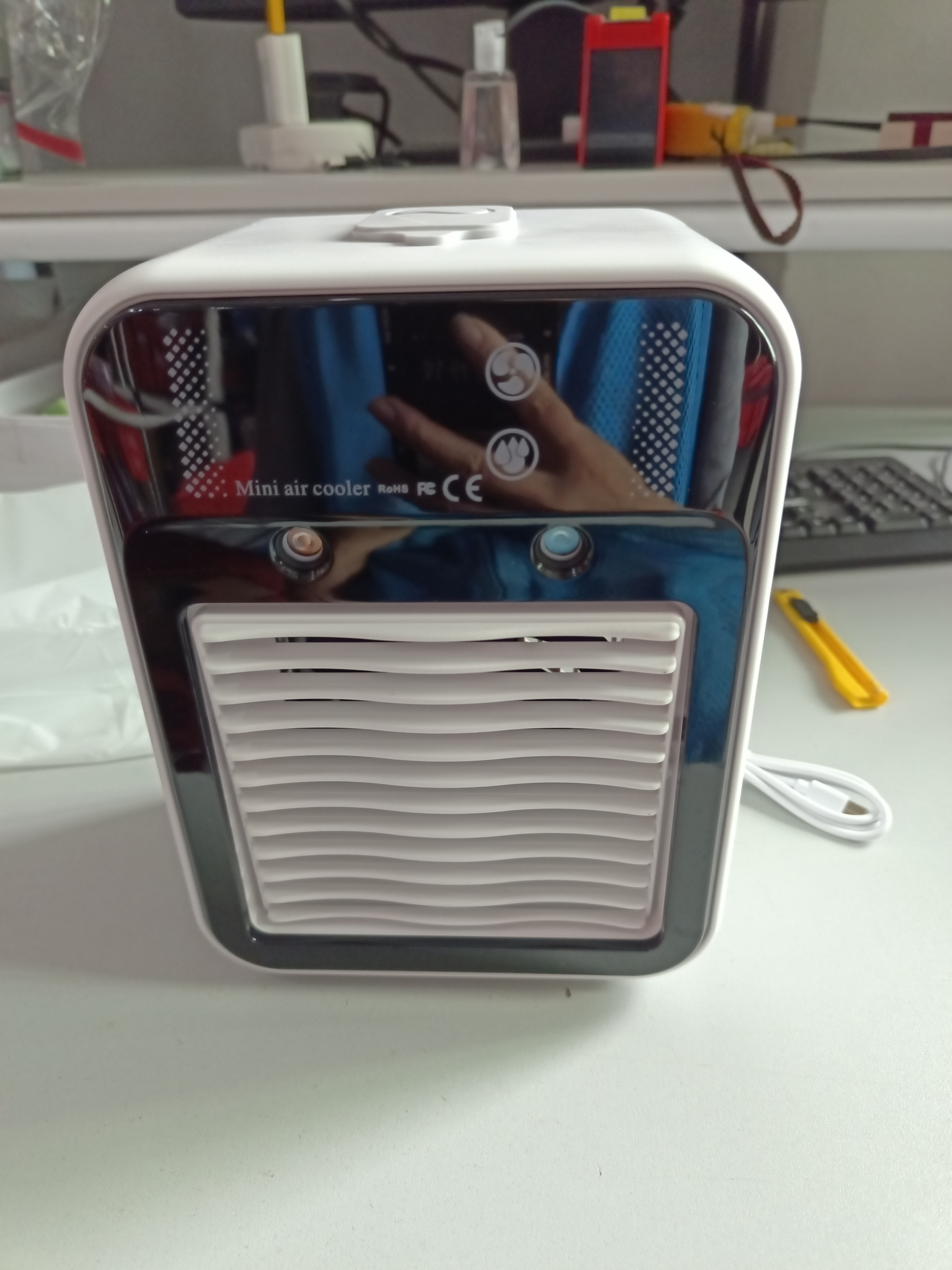 Air Conditioner Air Cooler Fan Water Cooling Fan Air Conditioning For Room Office Portable Air Conditioner Cars — view 4
