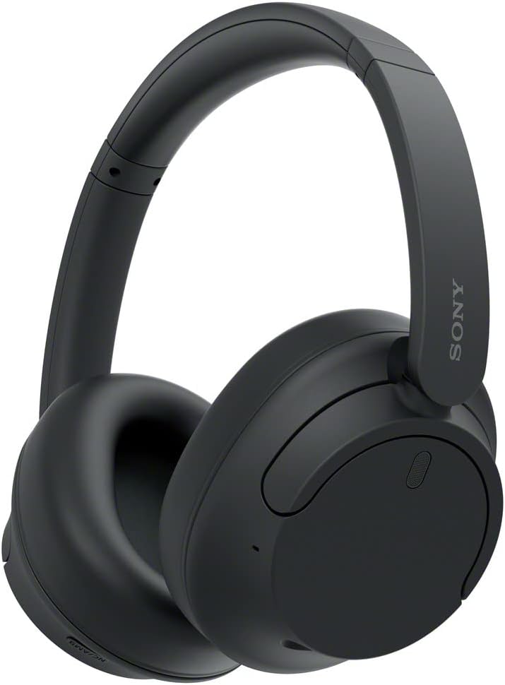 Sony WH-CH720N Wireless Noise Cancelling Over-Ear Headphones, Black - Up to 35 Hrs Battery, Multipoint Connection — view 3