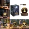 Crystal Ball Cosmic Dinosaur Indoor Night Light USB Power Warm Bedside Light Birthday Gift Night Lamp — view 4