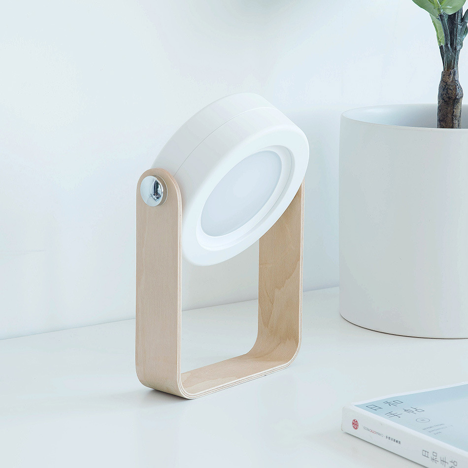 Foldable Touch Dimmable Reading LED Night Light Portable Lantern Lamp USB Rechargeable For Home Decor — view 4