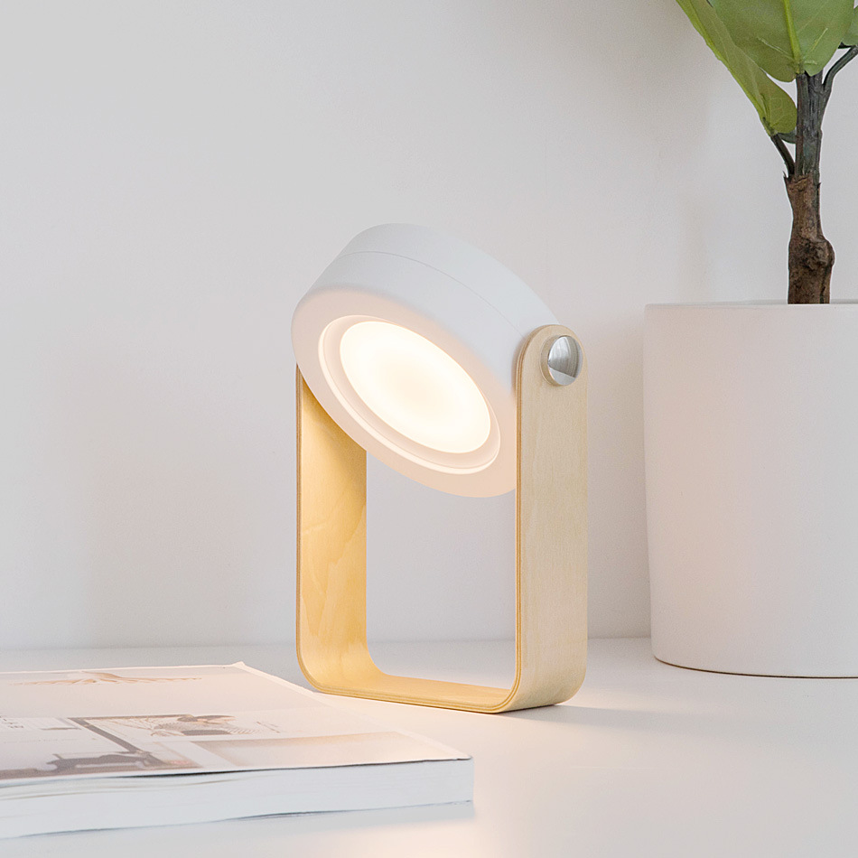 Foldable Touch Dimmable Reading LED Night Light Portable Lantern Lamp USB Rechargeable For Home Decor — view 5