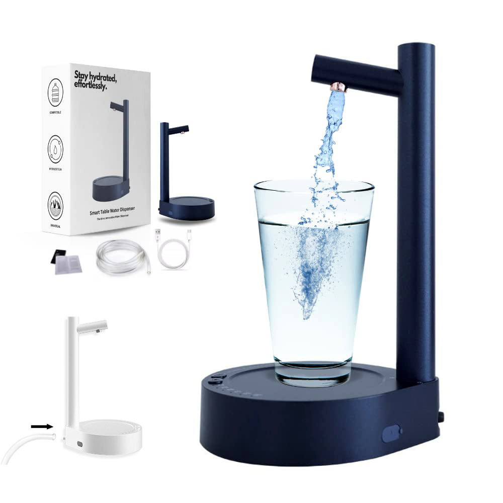 Desk Dispenser Electric Water Gallon Automatic Water Bottle Dispenser Rechargeable Water Dispenser — view 2