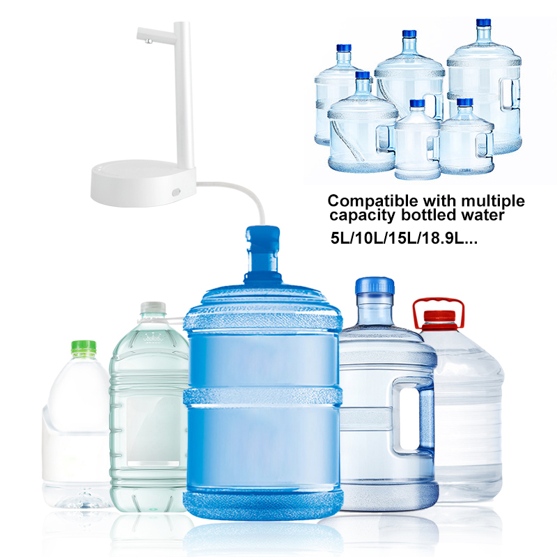 Desk Dispenser Electric Water Gallon Automatic Water Bottle Dispenser Rechargeable Water Dispenser — view 7