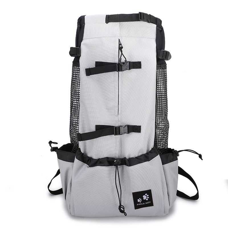 Pet Dog Carrier Bag Carrier For Dogs Backpack Out Double Shoulder Portable Travel Backpack Outdoor Dog Carrier Bag Travel — view 8