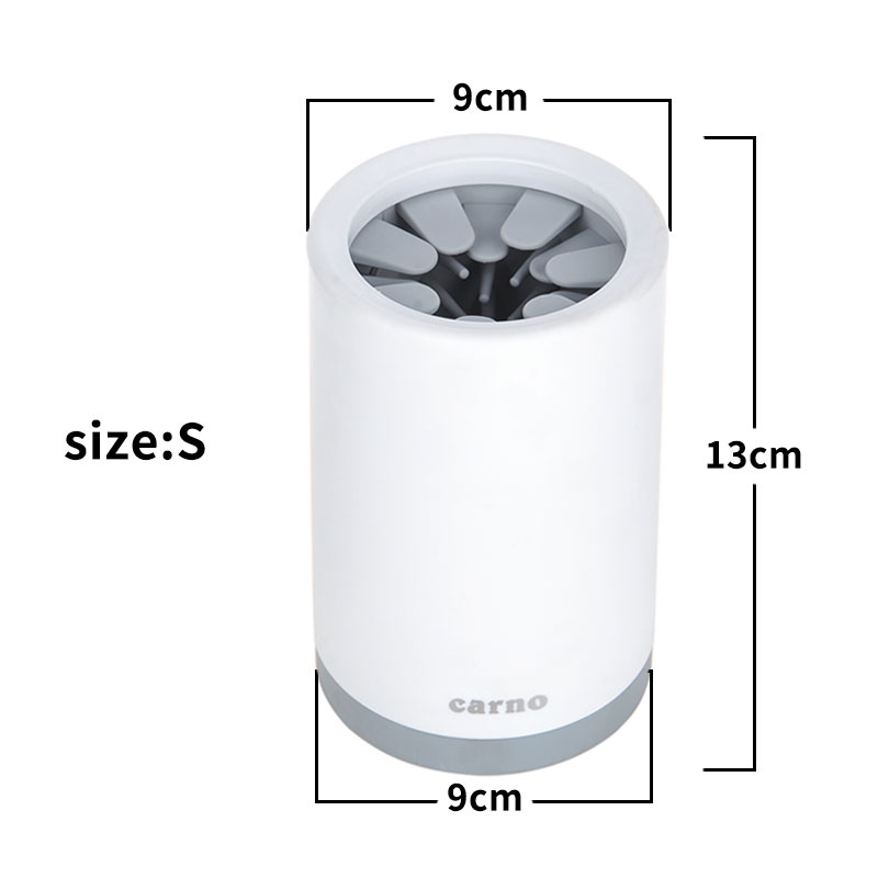 Pet Foot Washer Cup Silicone Soft Foot Cup Cat Foot Cleaning Bucket Dog Paw Cleaner Cup Manual Quick Feet Wash Cleaner Pets Products — view 7