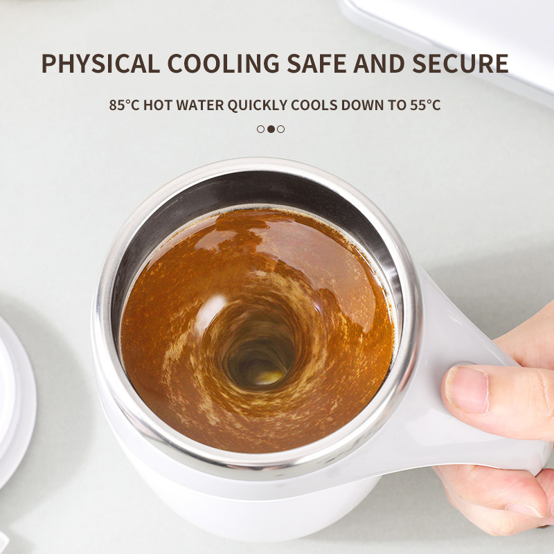 Rechargeable Model Automatic Stirring Cup Coffee Cup High Value Electric Stirring Cup Lazy Milkshake Rotating Magnetic Water Cup — view 4