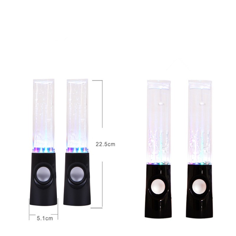 Dancing Water Speaker LED Light Fountain Speaker Family Party — view 2
