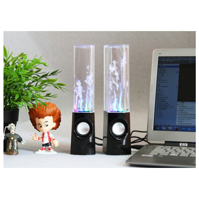 Dancing Water Speaker LED Light Fountain Speaker Family Party — view 3